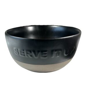 NEW Demdaco Black SERVE IT UP Gather-Round Serving Bowl